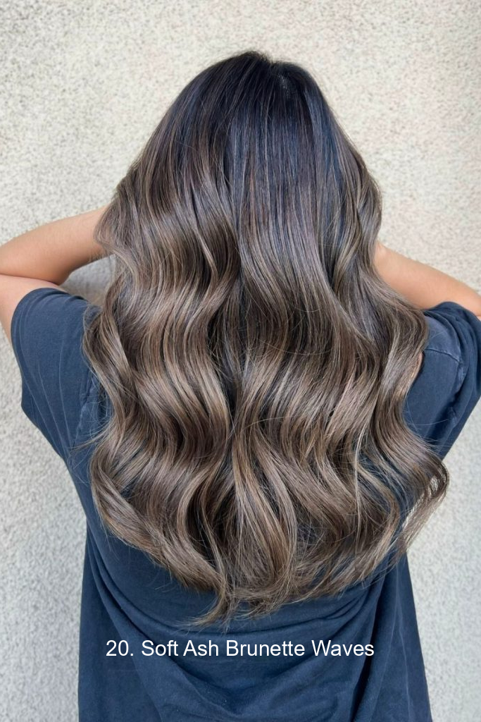 20. Soft Ash Brunette Waves