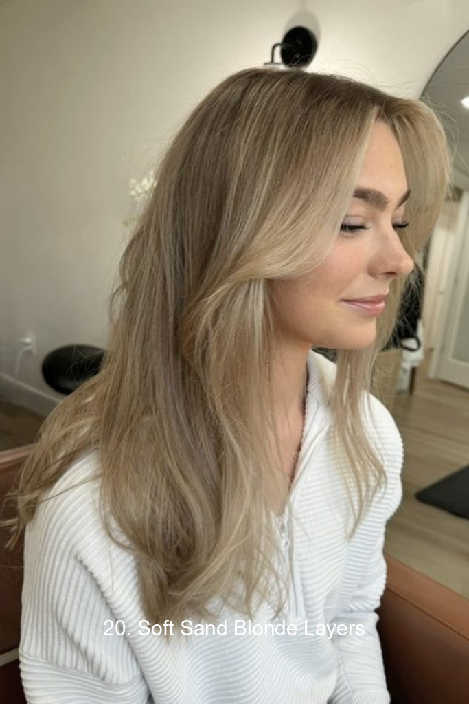20. Soft Sand Blonde Layers