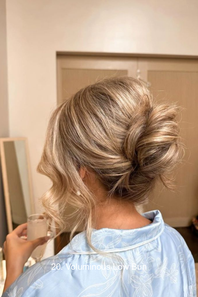 20. Voluminous Low Bun