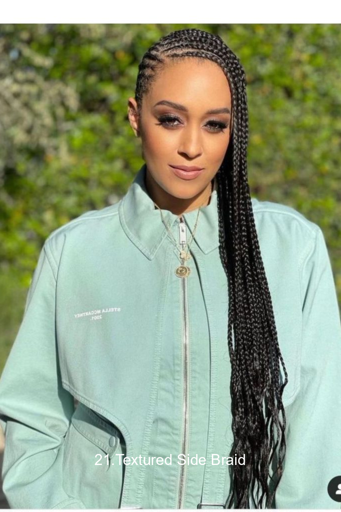 21.Textured Side Braid