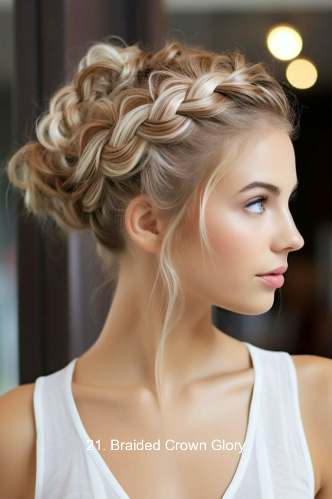 21. Braided Crown Glory