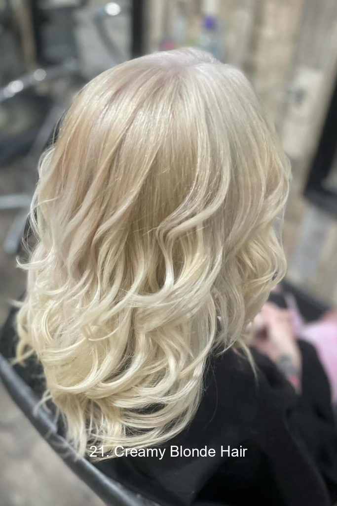 21. Creamy Blonde Hair