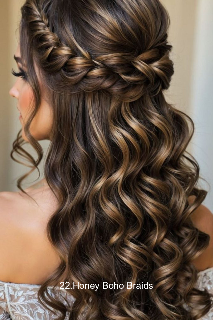 22.Honey Boho Braids