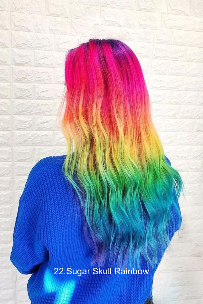 22.Sugar Skull Rainbow