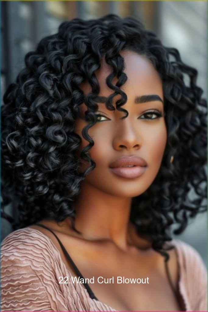 22.Wand Curl Blowout