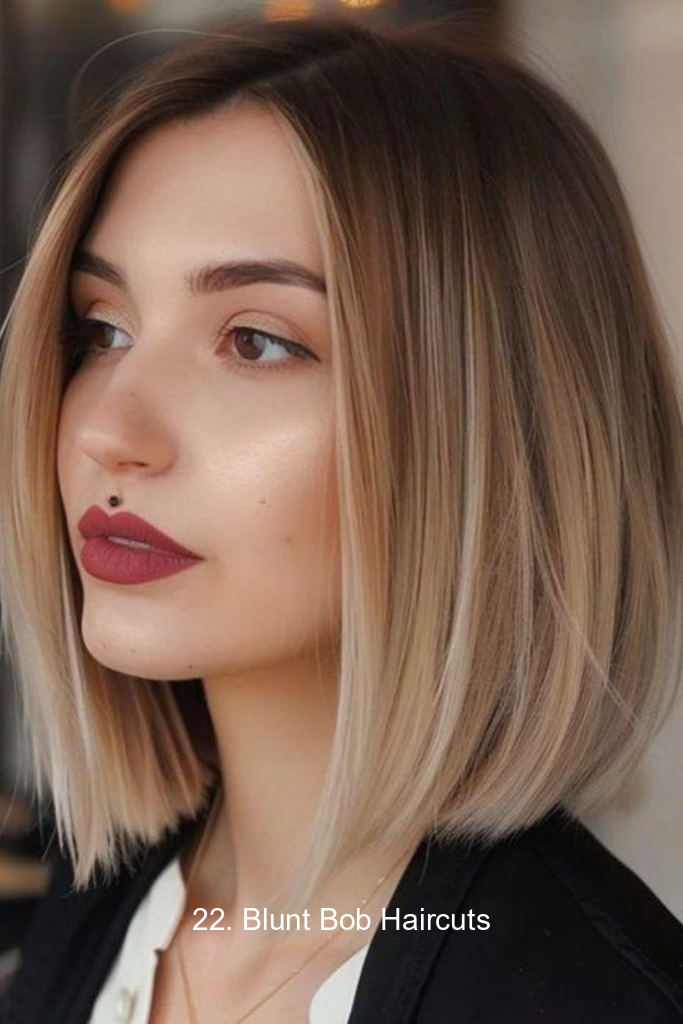 22. Blunt Bob Haircuts