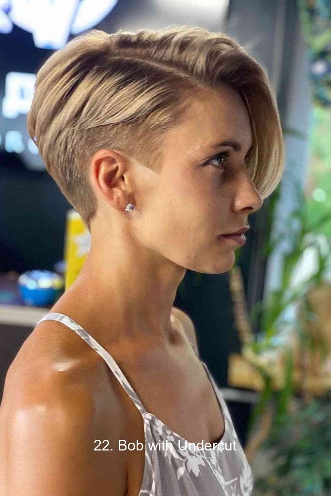 22. Bob with Undercut