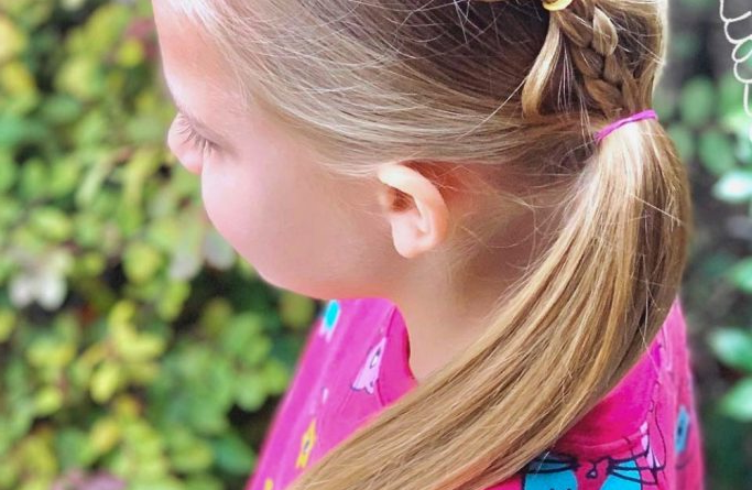22. Braid-Enhanced Ponytail