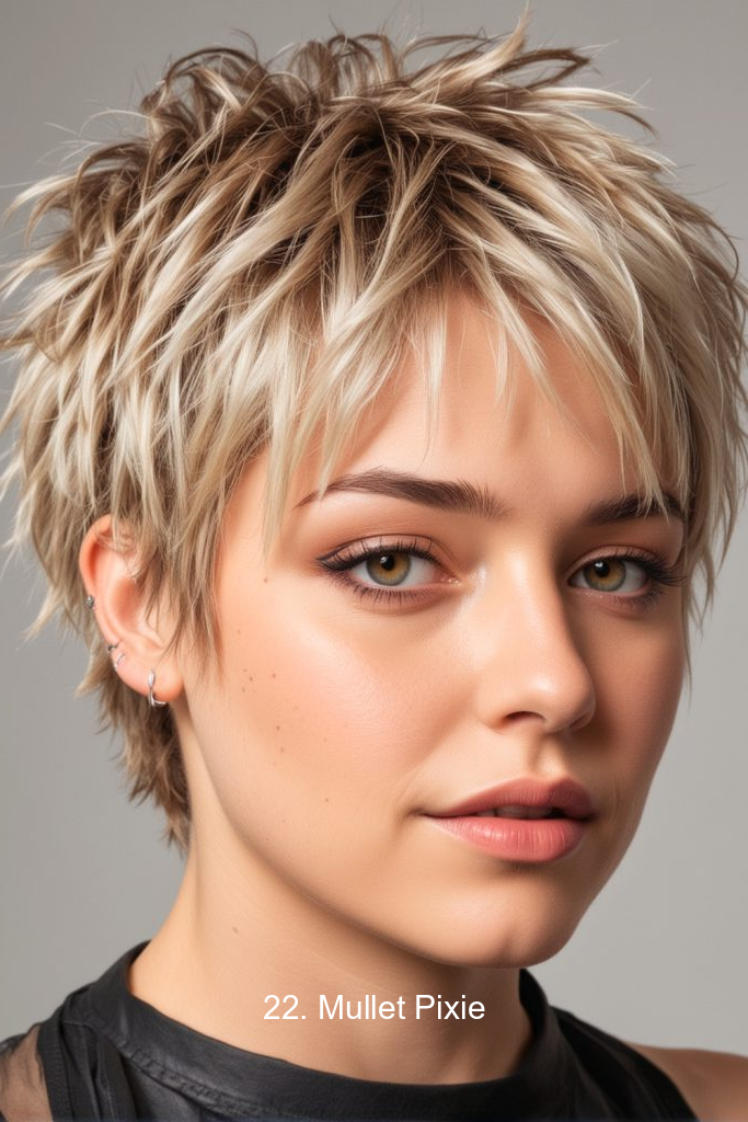 22. Mullet Pixie