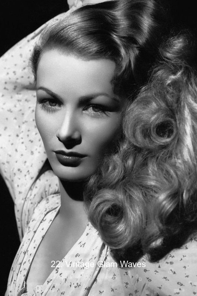 22. Vintage Glam Waves