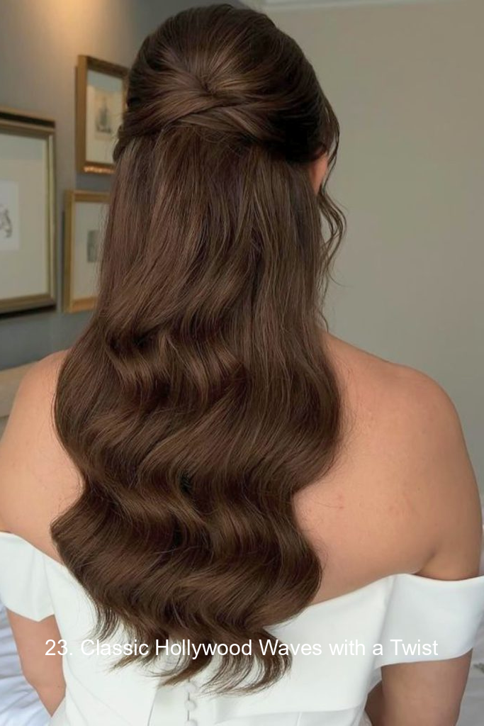 23. Classic Hollywood Waves with a Twist