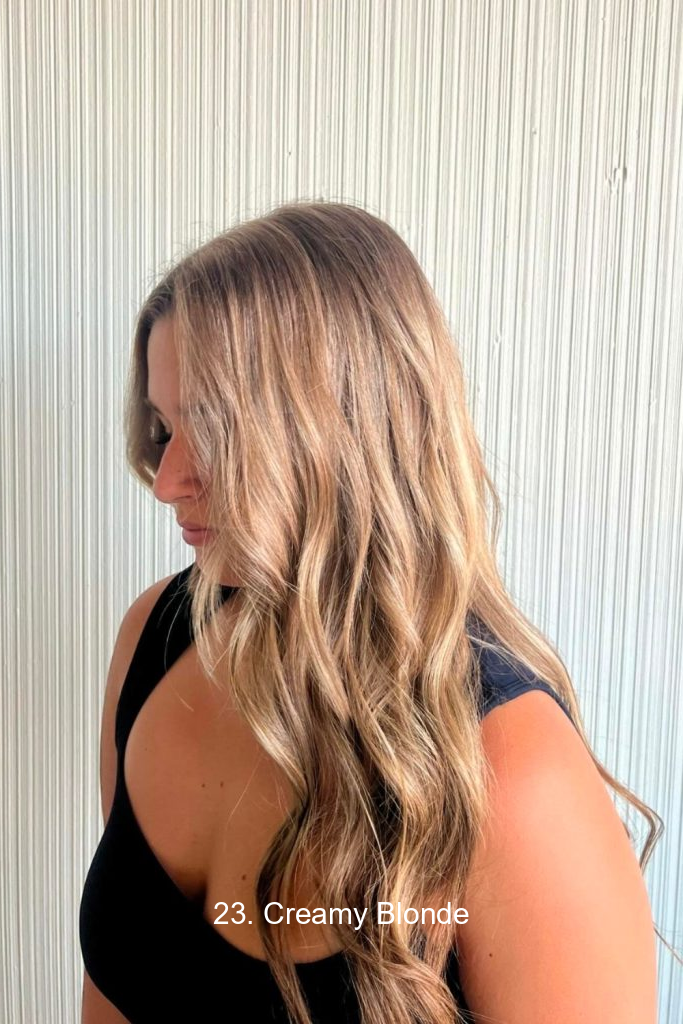 23. Creamy Blonde