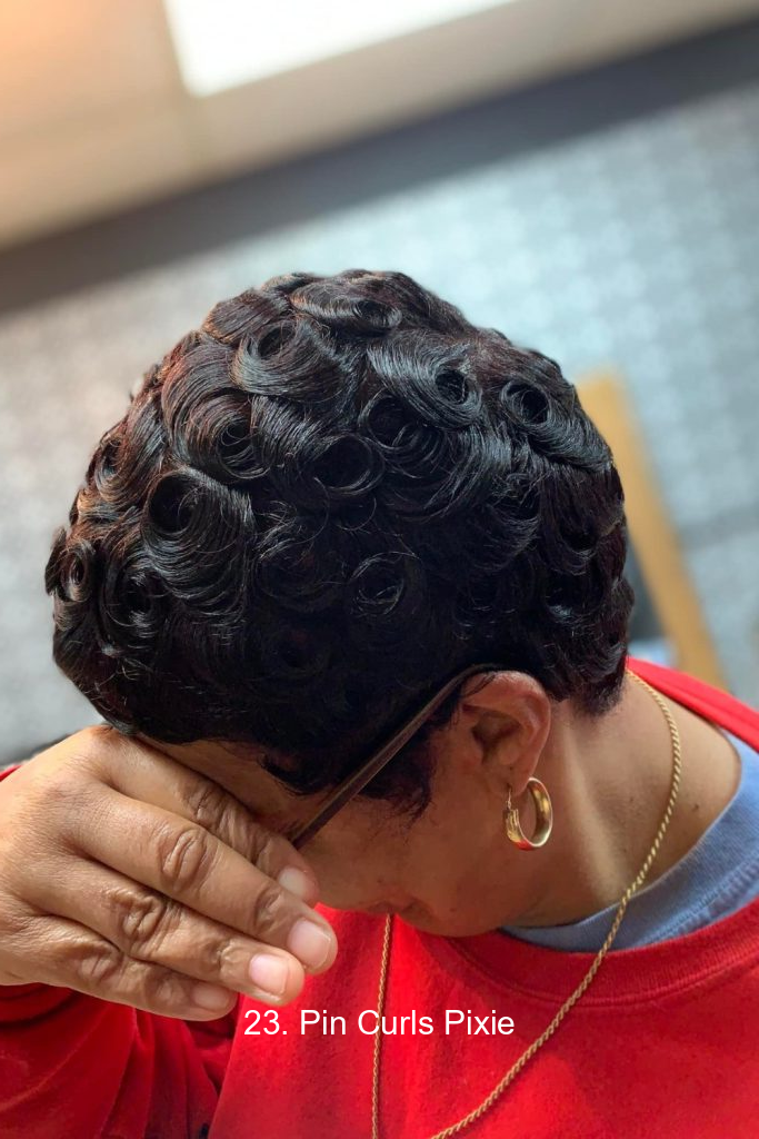 23. Pin Curls Pixie