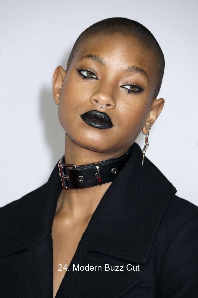 24. Modern Buzz Cut