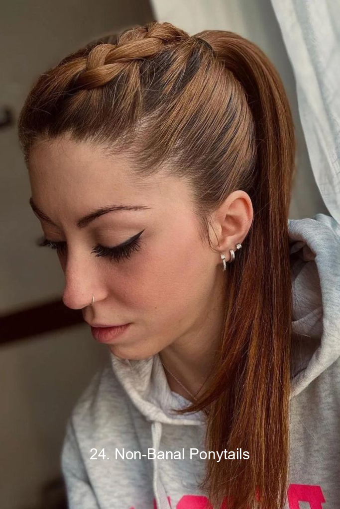24. Non-Banal Ponytails