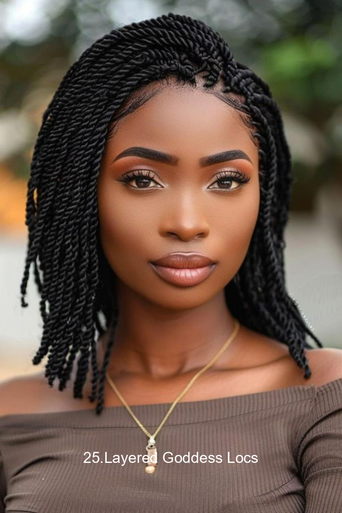 25.Layered Goddess Locs