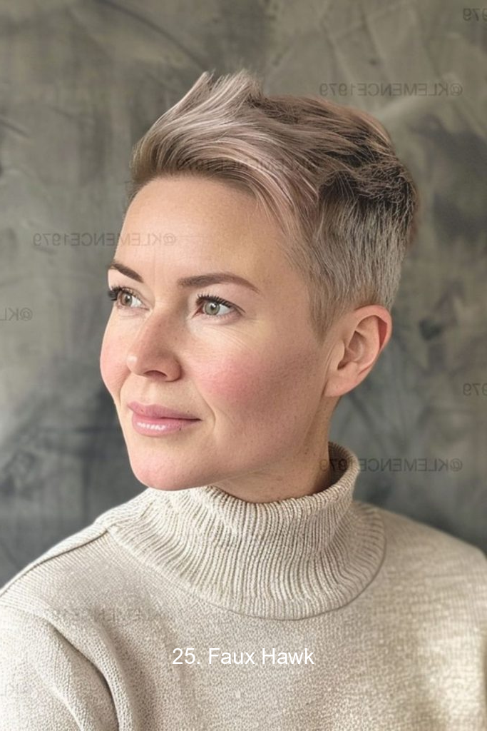 25. Faux Hawk