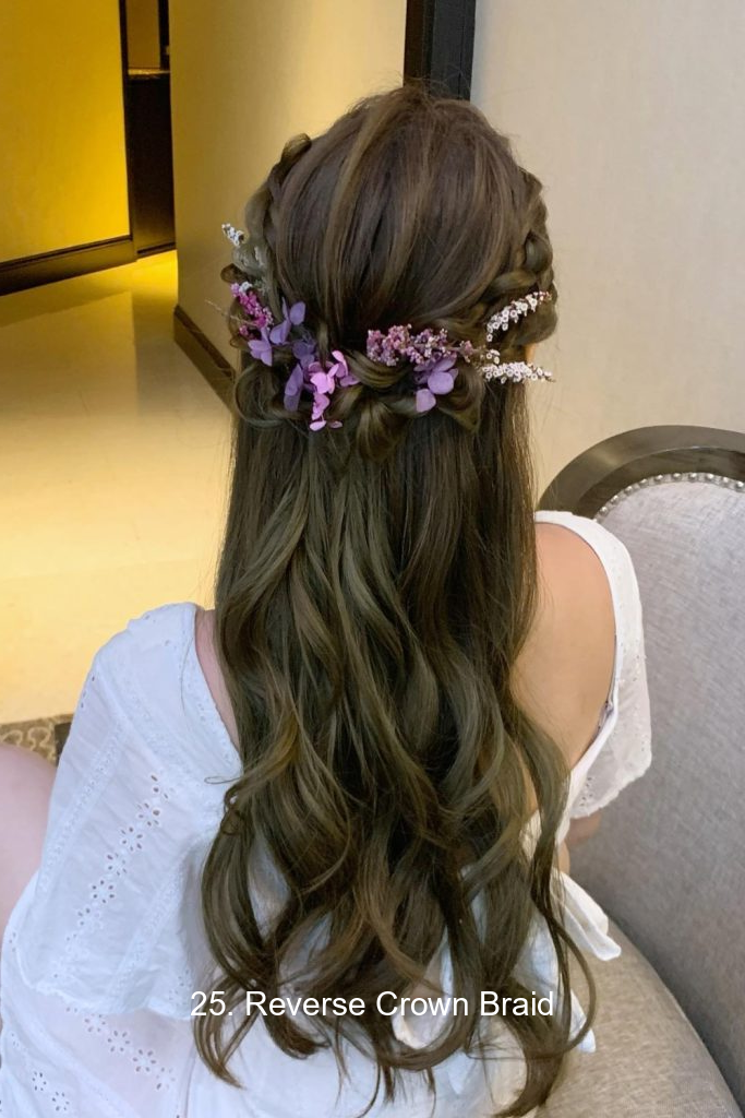 25. Reverse Crown Braid