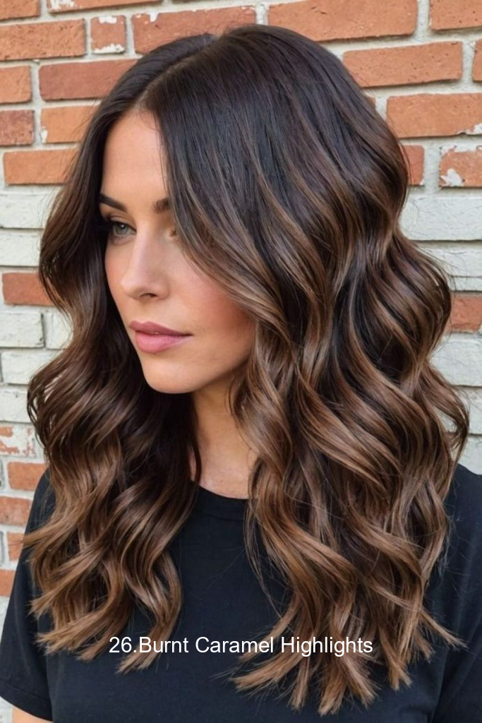 26.Burnt Caramel Highlights