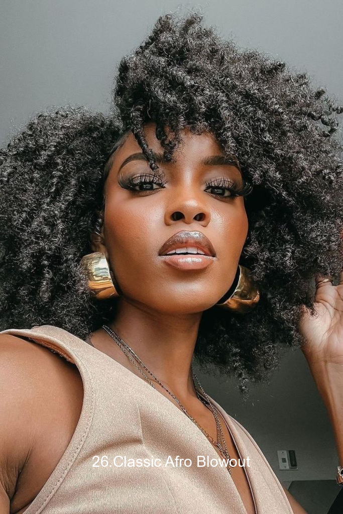 26.Classic Afro Blowout