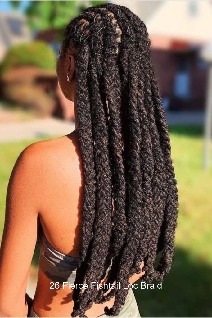 26.Fierce Fishtail Loc Braid