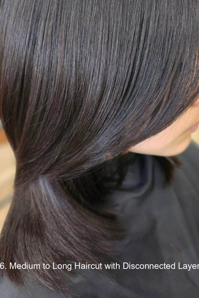 26. Medium to Long Haircut with Disconnected Layers