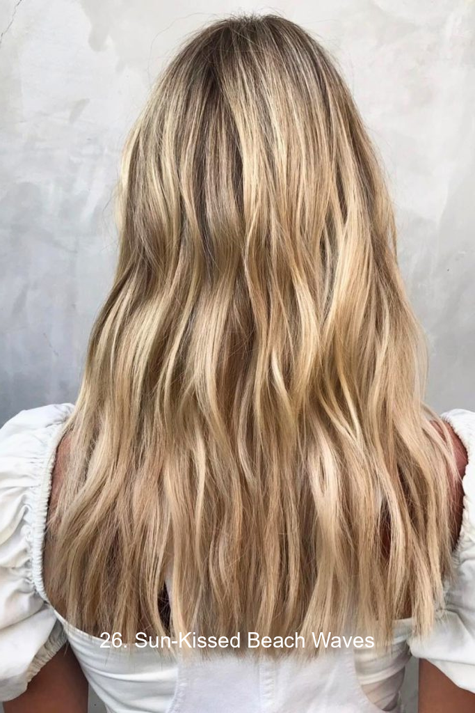 26. Sun-Kissed Beach Waves