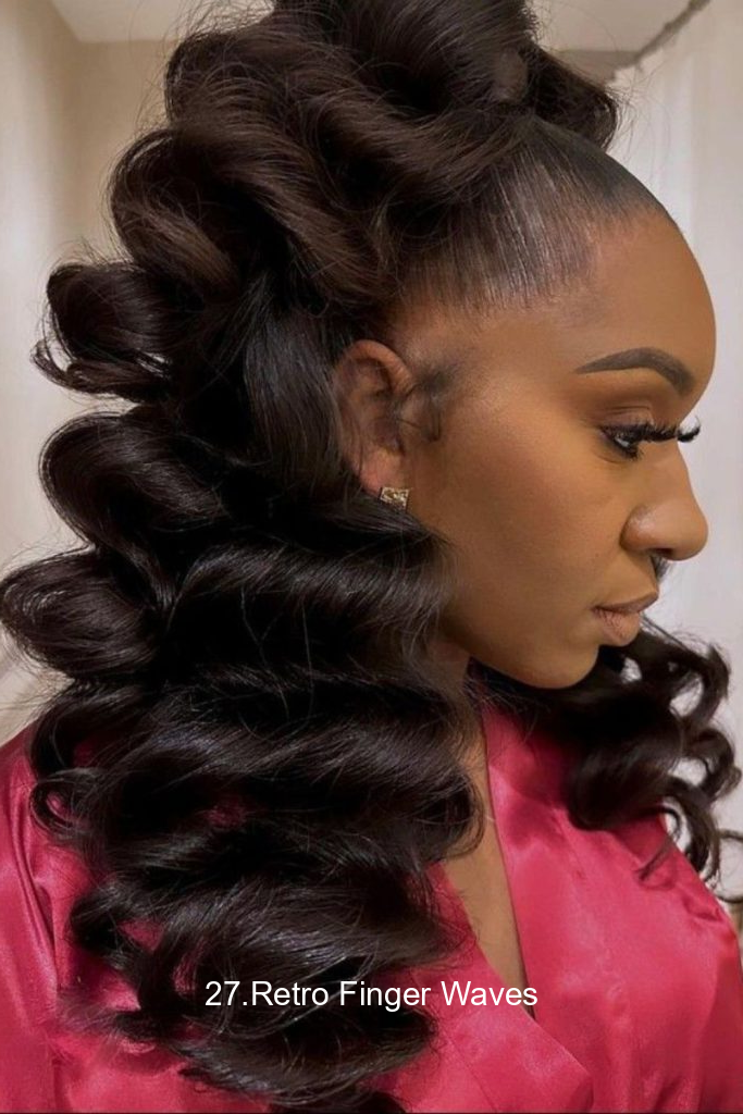 27.Retro Finger Waves
