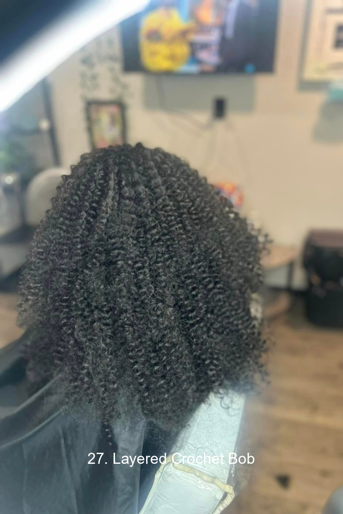 27. Layered Crochet Bob