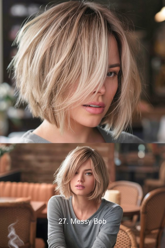 27. Messy Bob