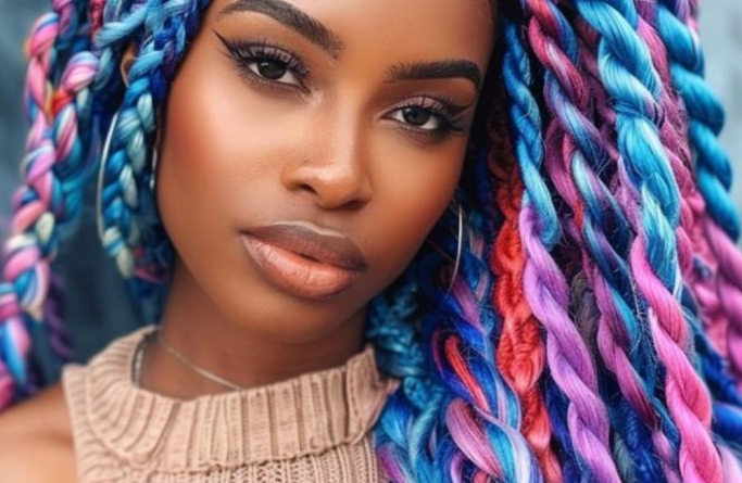 28.Radiant Rainbow Locs