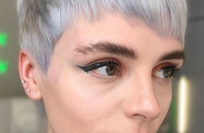 28. Baby Bangs with Pixie