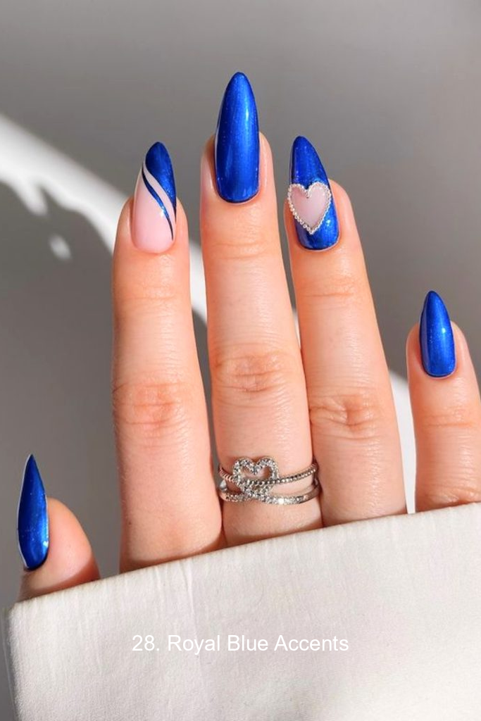 28. Royal Blue Accents