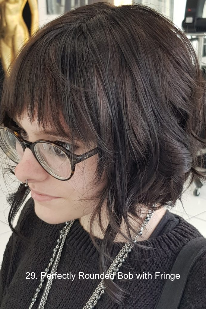 29. Perfectly Rounded Bob with Fringe