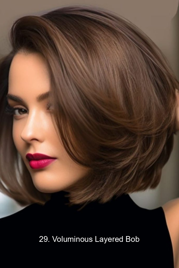 29. Voluminous Layered Bob
