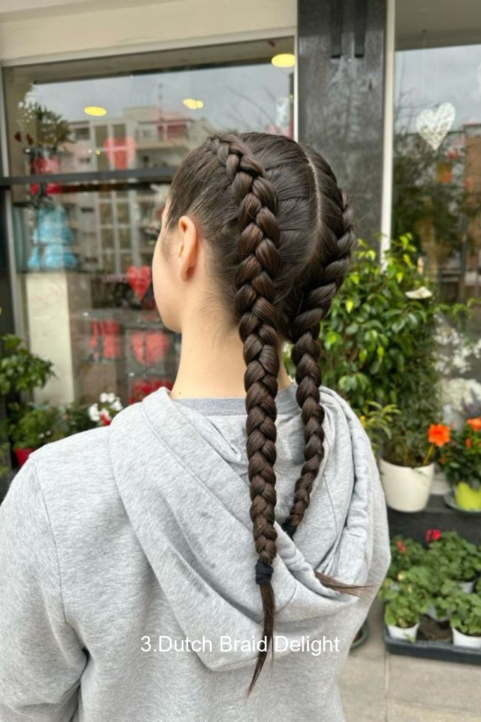 3.Dutch Braid Delight