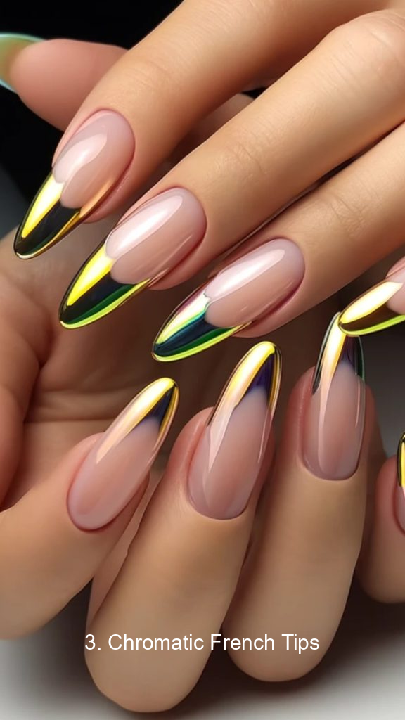 3. Chromatic French Tips
