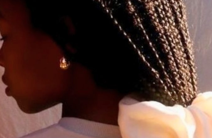 30. Braided Elegance with a Scrunchie