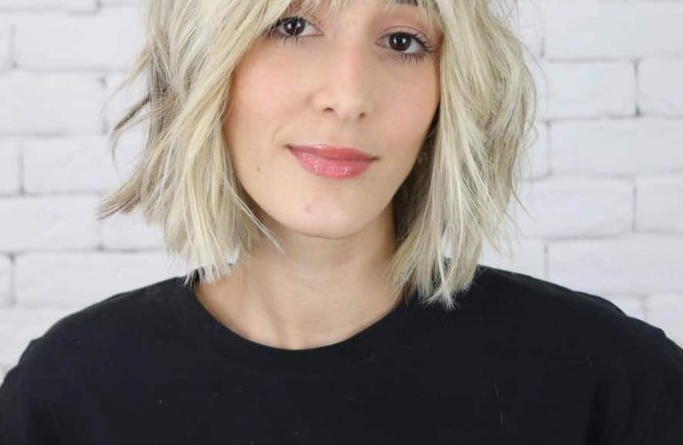 30. Shaggy Bob with Razored Ends