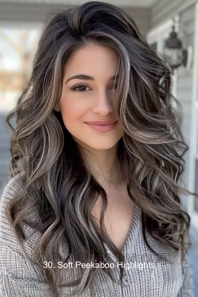 30. Soft Peekaboo Highlights