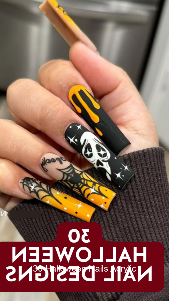 30 Halloween Nails Acrylic
