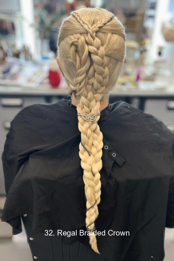 32. Regal Braided Crown