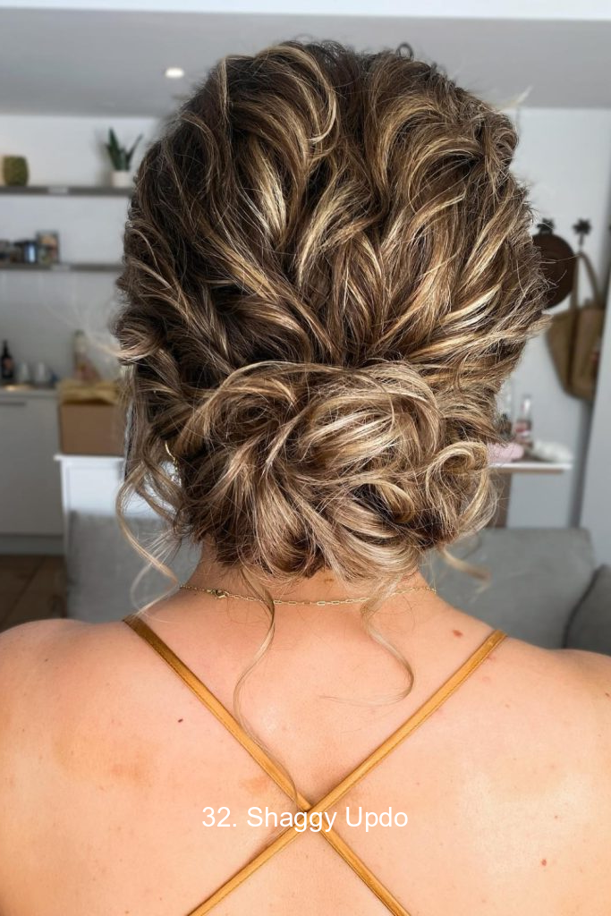32. Shaggy Updo