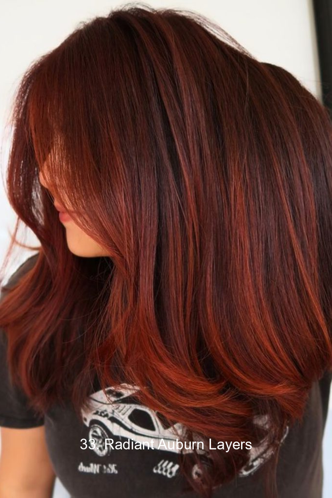 33. Radiant Auburn Layers