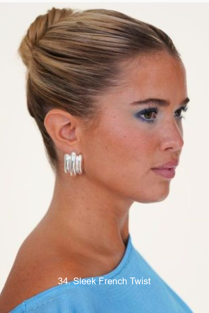 34. Sleek French Twist