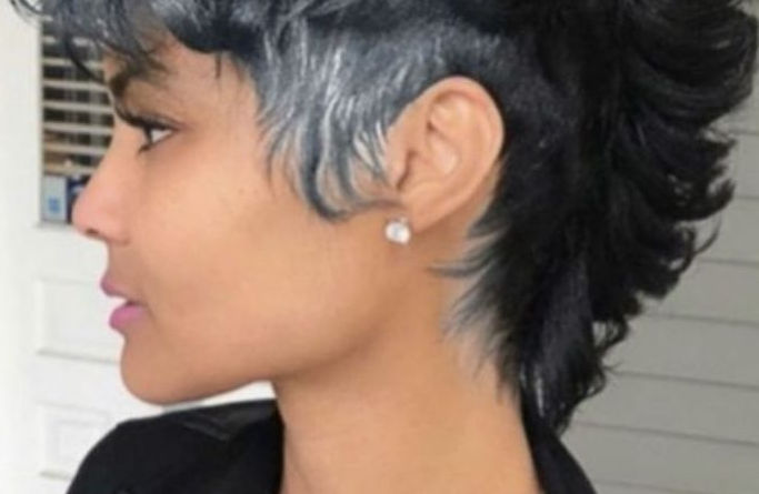 35. Afro Mohawk Pixie