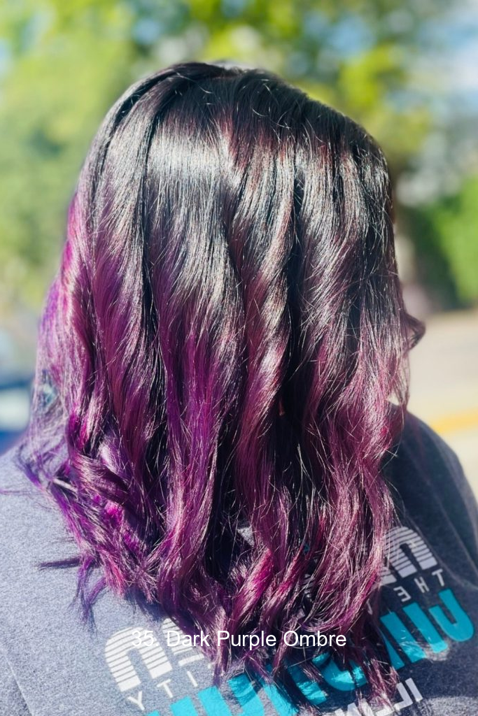 35. Dark Purple Ombre