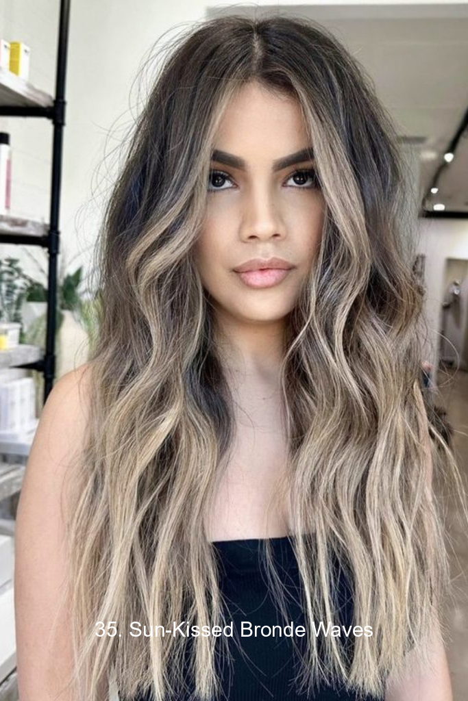 35. Sun-Kissed Bronde Waves