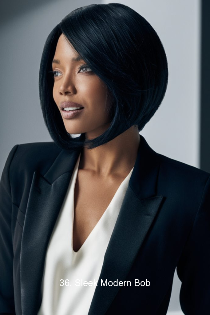 36. Sleek Modern Bob