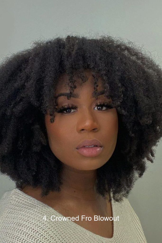 4. Crowned Fro Blowout